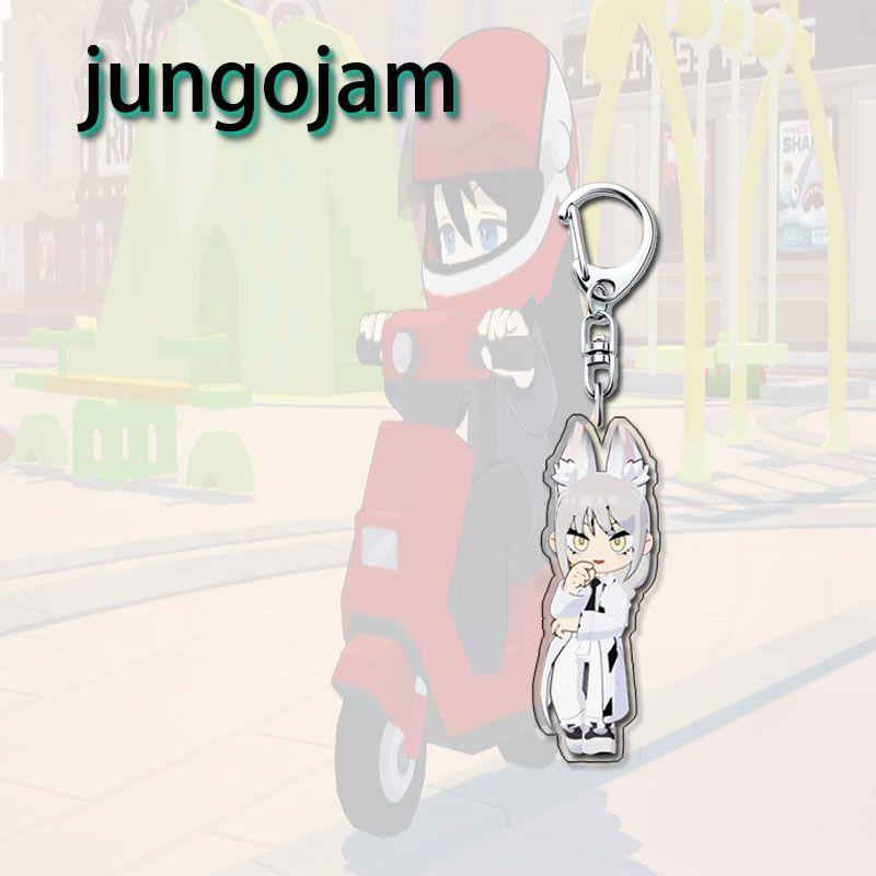 

Game JungoJam Cosplay Keychain Kawaii Acrylic Pendant Keyring Key Chain Bag Ornament Accessories Decoration Props