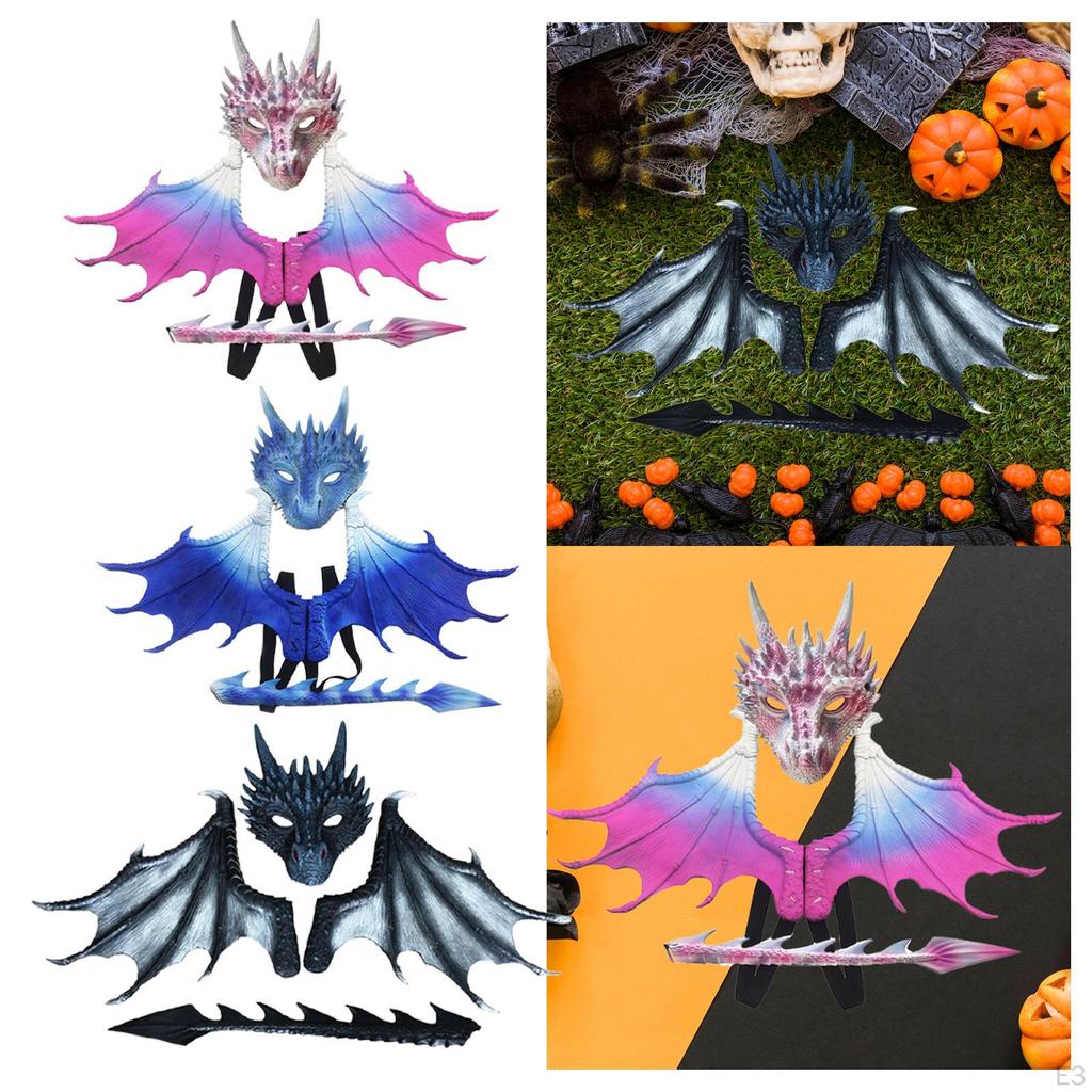 Children's Dragon Outfit with Tail And for Halloween Fun