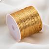 100m/Roll Gold Color Silver Colour Copper Wire for Jewelry Making DIY Bracelet Necklace DIY Colorfast Beading Wire Cord Strings