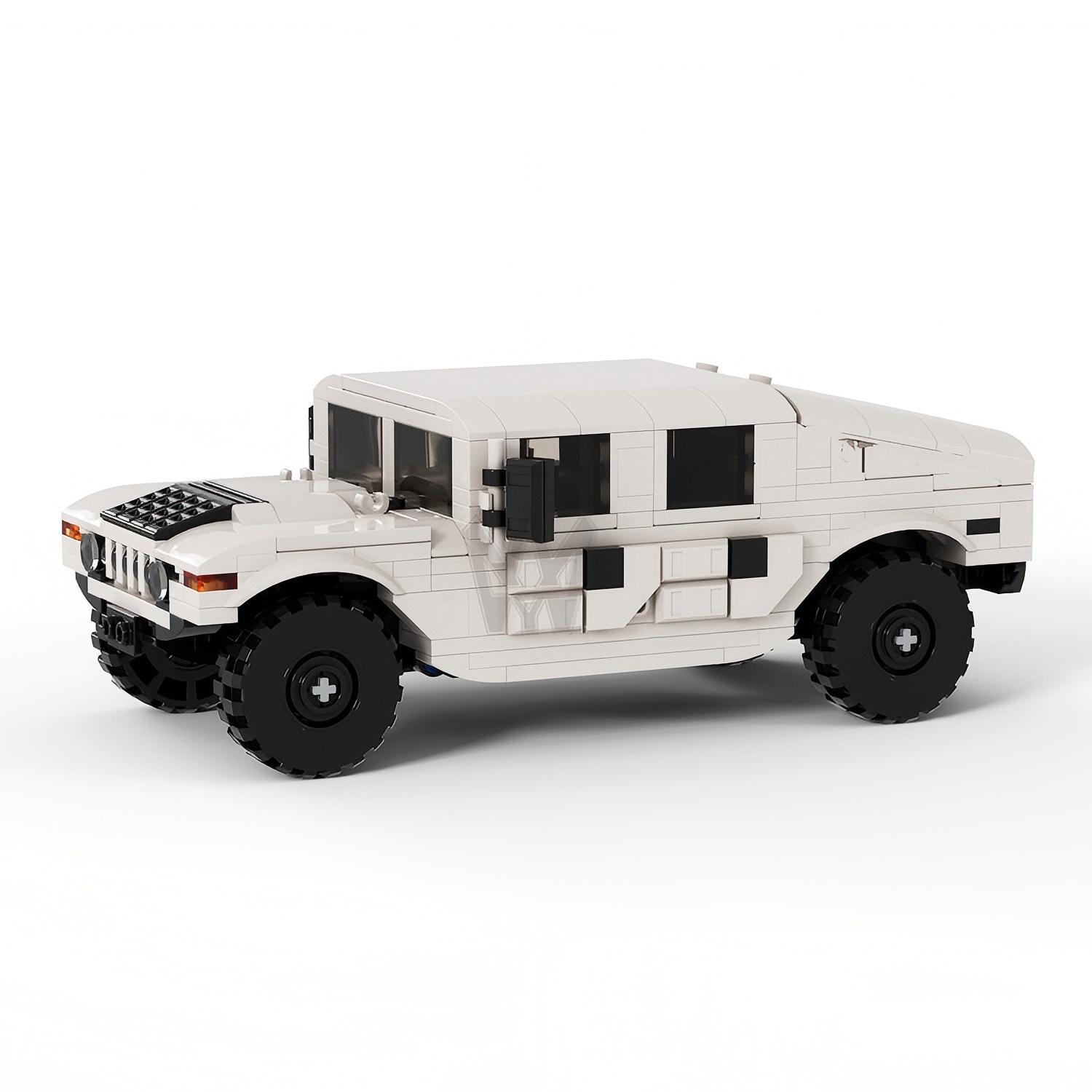 

MOC Building Blocks 127299-GMCH1 Small Particle Car Model (Lego Speed Champions Compatible)
