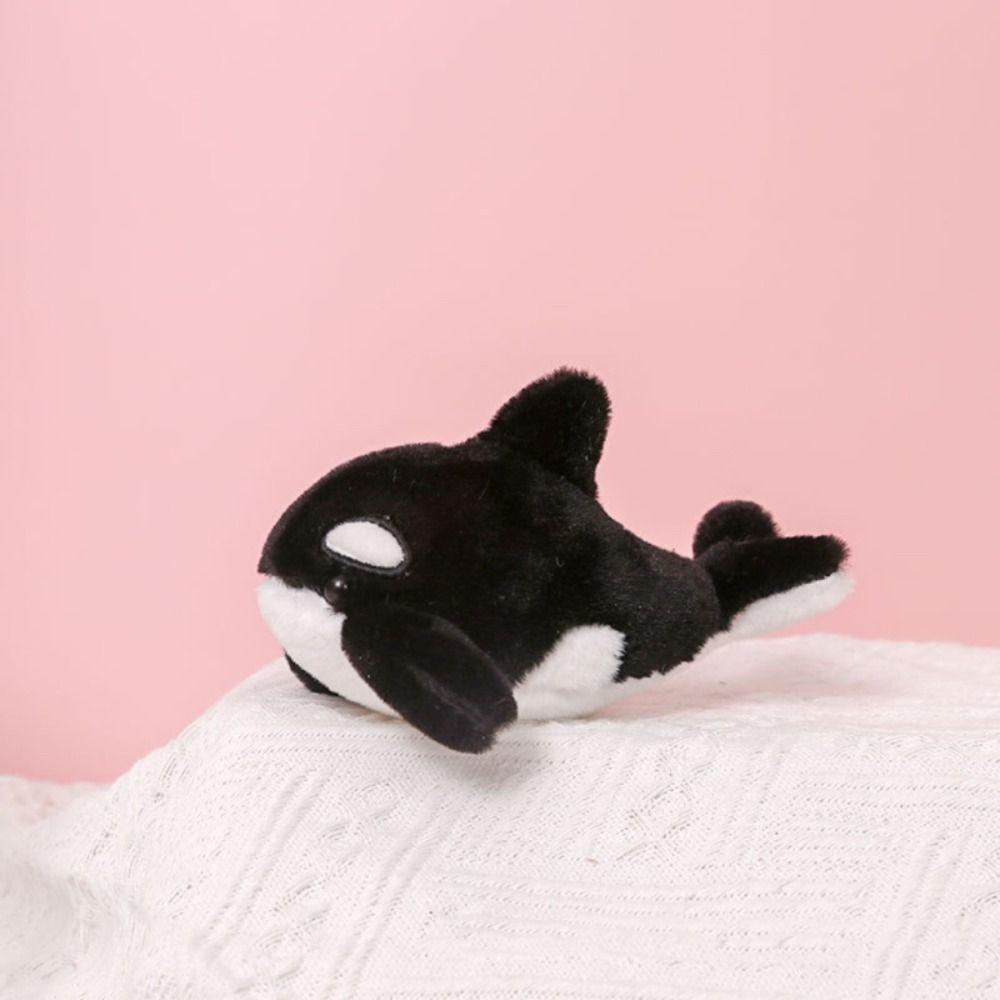 Ocean Series Orca Plush Keychain Marine Animal Animal Beluga Plush Keyring Kawaii   Birthday Gift