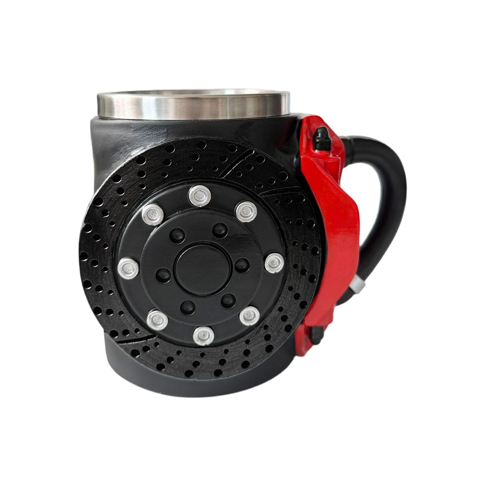 

Кружка в виде тормозной колодки, креативная кофейная чашка One Size красный