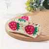 Knitted Flower Hair Claw Handmade Crochet Non-slip Cute Hair Accessory for Girls Women Daily Wear Party Use