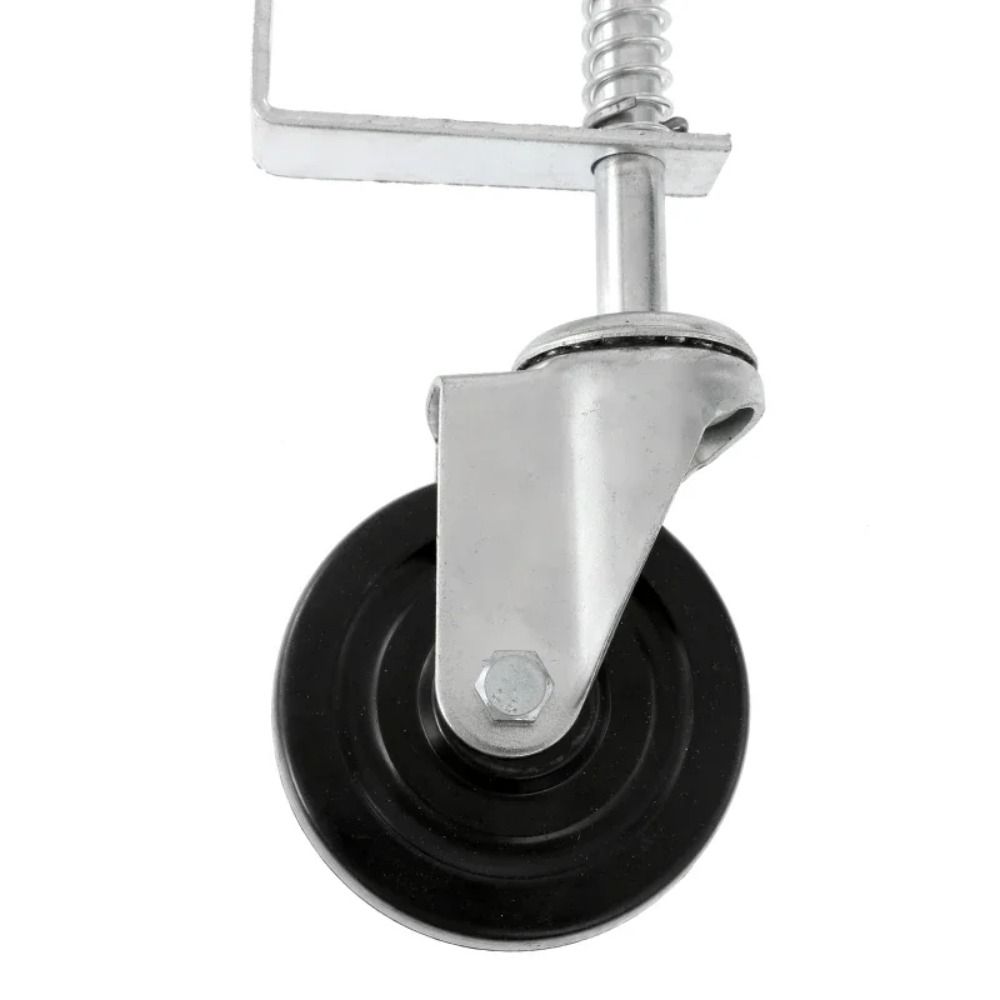 Heavy-duty Spring Loaded Caster 4 Inch Spring Damping Wheel Door Roller Door Gate Wheel  Household
