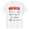 Novelty Mathflix Favorite Math Calculus Series Formulas ONeck T Shirts Graphic Streetwear Oversized Short Sleeve Tshirt Women