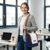 Englisch: Isolierte Lunchtasche für Arbeiter & Studenten Auslaufsichere Tragetasche