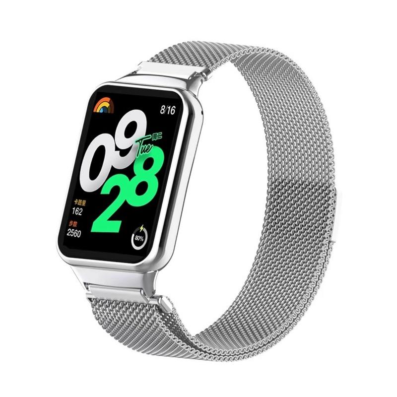 Metal Strap For Redmi Watch 5 4 Magnetic Watchband Stainless Steel Replacement Band Bracelet