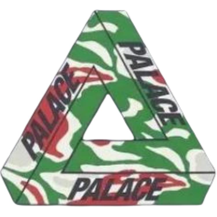 Palace Jungle Camo Tri-Ferg T-Shirt Navy Unisex Tops Blue P24TS120