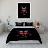 Colorful Butterfly Wall Set Soft Comfortable Duvet Cover Bedding Set Included 1*Duvet Cover & 2*Pillowcases, Gift