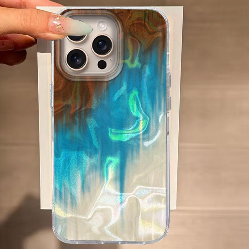 For iPhone 16 15 13 Plus Pro Max 14 Pro 7 8 Plus SE XS XR 5G Phone Cover Brown Gradient For iPhone 16e Silicone Soft Back Bags