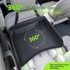 SEAMETAL Leather Child Car Dining Drawing Table Universal Safety Seat Tray Backseat Children Table Tool Toy Phone Storage Pocket Lap Desk