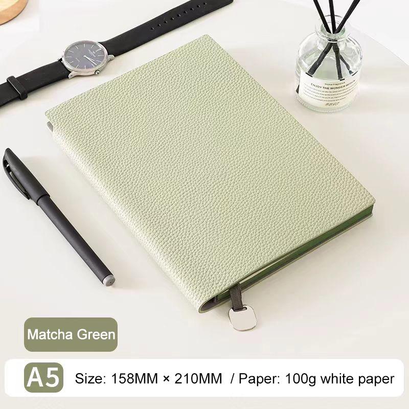 1Pcs Notebook A5 Imitation Leather Business Notebook Set Thickened Soft Leather Surface Stationery