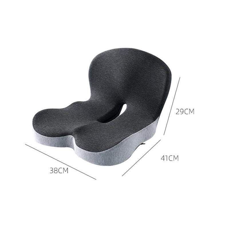 Four Seasons Memory Foam Lendenstützkissen für Büro, Atmungsaktiv und Bequem, Ideal für Lange Sitzzeiten & Schwangerschaftspflege.