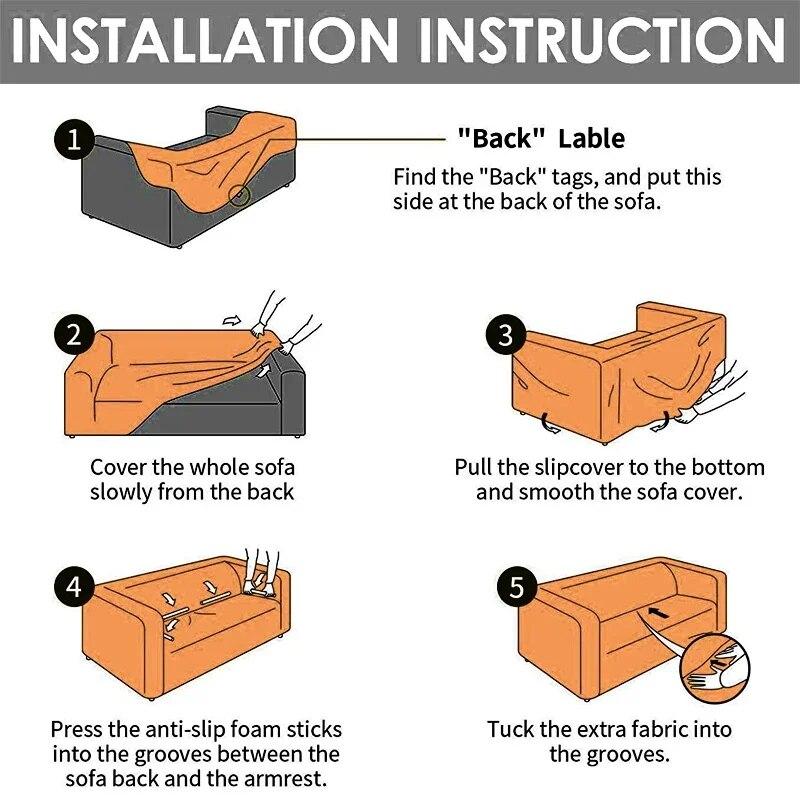 Capa de sofá impressa estiramento capas de sofá loveseat slipcovers para 2 lugares almofada lavável sala de estar protetor de móveis