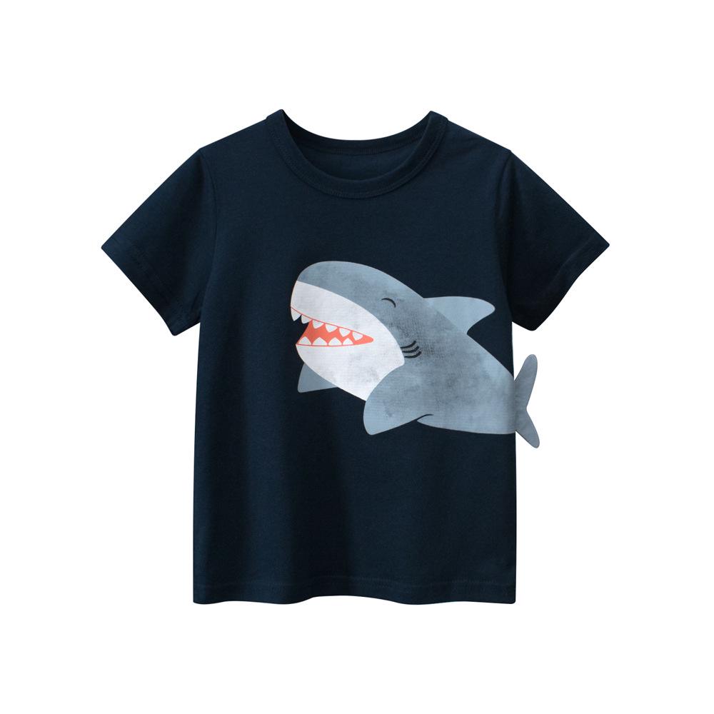 

27kids Korean Style Short-Sleeve Children s T-Shirt - New Summer Arrival for Boys 140cm