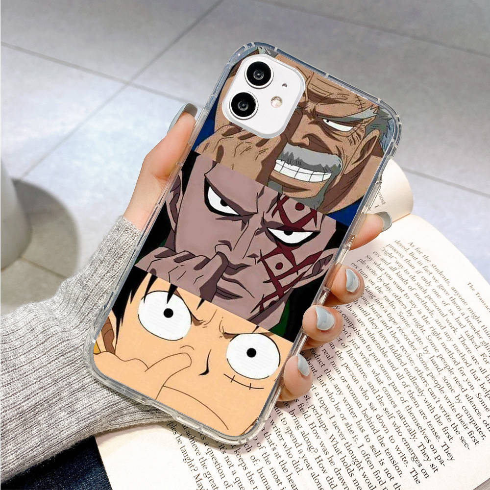 Case for Samsung A04 A14 A23 A34 A54 M23 M33 M52 M53 Realme 10 9 C30S C35 C55 VIVO Y02S Y21 Y51 X80 Pro Transparent Cover WI63 One Piece Luffy