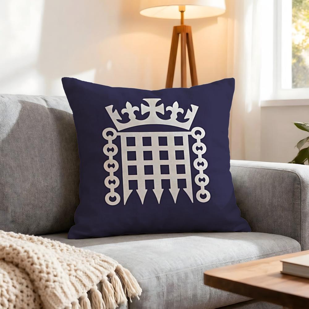 Classic Parliament Cushion Cover 1Pcs Decorative Covers Soft Cushion Case For Sofa Couch Decor 40X40 45X45 Pillowcases