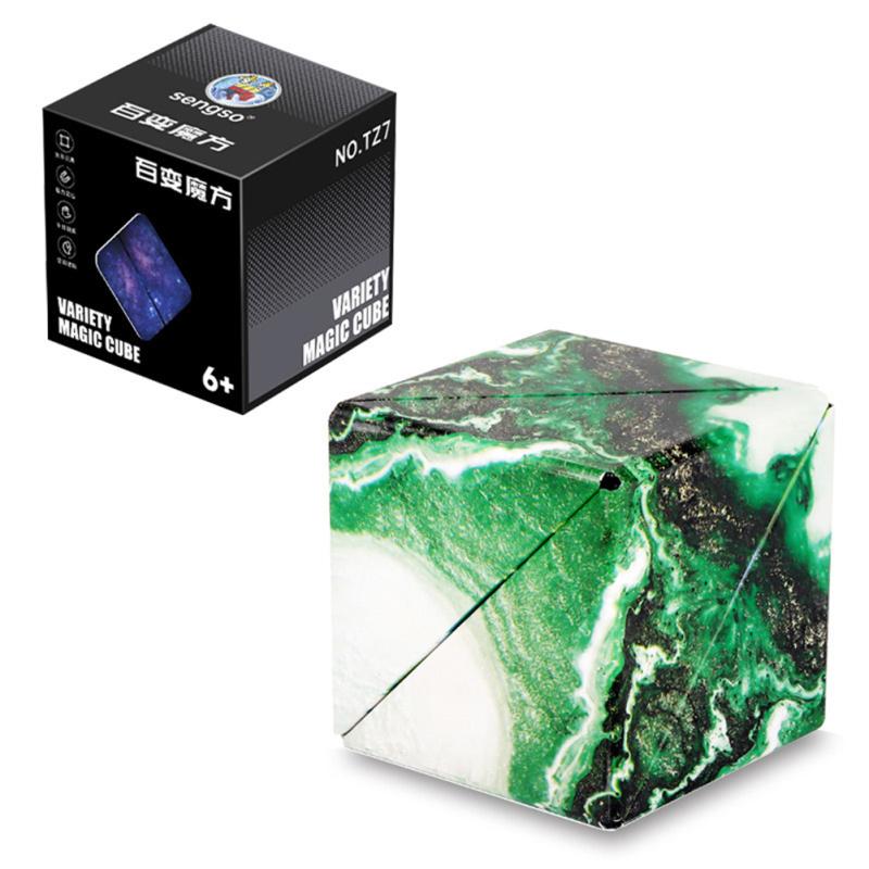 Magnetic Magic Cube Variety Geometric Changeable 3d Decompression Infinite Cube For Kids Toys