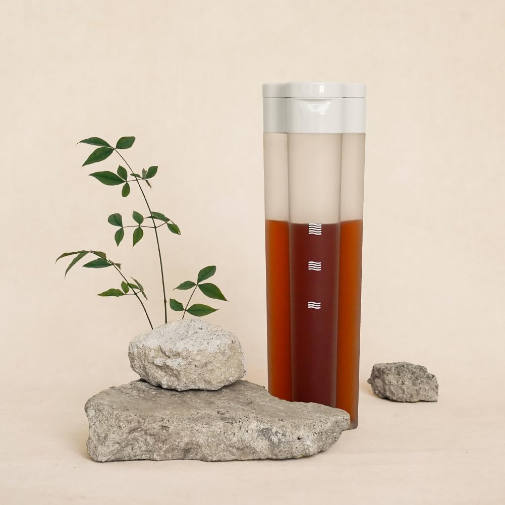 Watchget Portable Cold Brew Coffee Maker, 600ml/20oz, Iced Coffee Maker, Tea Brewer, Leak-Proof, Removable Fine Mesh Filter, Ideal for Home Use