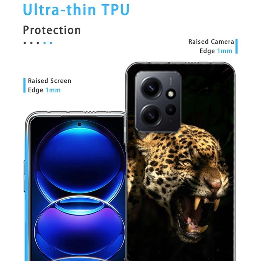 Majestic Leopard Phone Case For Redmi Note 14 15 Pro 5G 13 12 Pro Plus 11 11T 11E 11S 10 Pro 10S 9 9S Cover Cell Clear TPU Capa