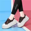 New platform white shoes women's shoes autumn and winter versatile sports and leisure shoes heightening velvet lightweight board shoes