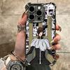 Bleach Anime Ichigo Kenpachi Plating Phone Case For Iphone 16 17 Pro Max Air 16E 14 15 Plus 12 13 Mini Anti-Fall Airabag Cover