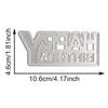 Happy Birthday Cutting Dies 106x46mm Carbon Steel Die Cut Templates for Card Making Scrapbooking Packaging Embellishment