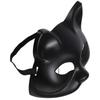 Party Mask Fashion Shows Masquerade Costume Cosplay Accessory Solid-colored Mask Black Plastic 1Set