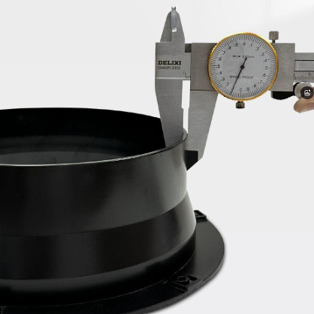 ABS Exhaust Duct Connector Flange Round Air Vent Duct Flange Bevel Flange Adapter Kitchen