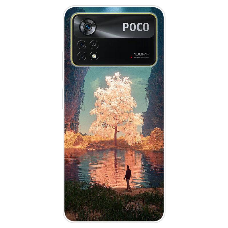 For Xiaomi Poco X4 Pro 5G PocoX4 Pro 5G Case Soft Silicone Back Cover Cartoon Phone Case Fashion