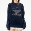 Adidas Originals CREW SWEATSHIRT Sweatshirts Women's Navy Blue Crew Neck Moderate Regular GD2285