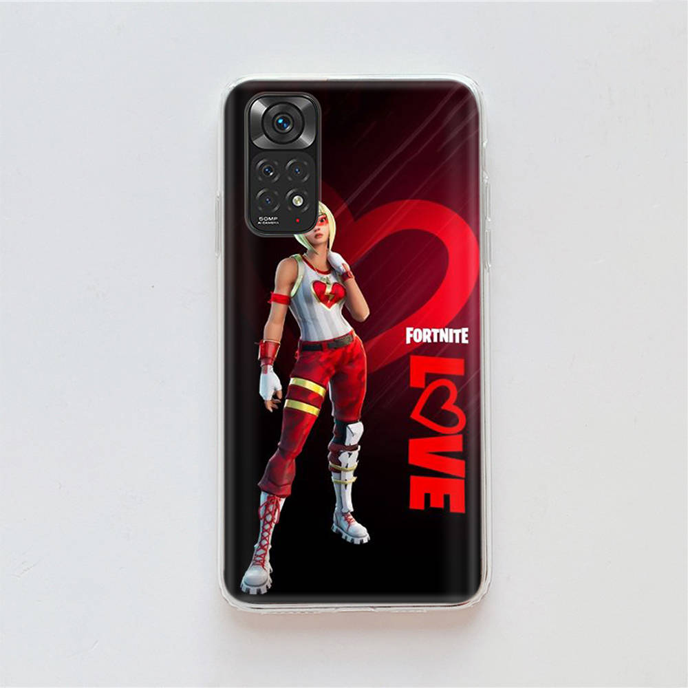 RT89 Fun Fortnite Hülle für Samsung A04 A14 A23 A34 A54 M23 M33 M52 M53 Realme 10 9 C30S C35 C55 VIVO Y02S Y21 Y33S Y51 X80 Pro Klare Abdeckung