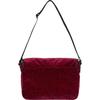 Supreme Velvet Small Messenger Bag Red Leopard