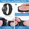 18/20/22mm Adjustable Elastic Nylon Strap for Garmin Venu 4/3/2/Sq 2/Forerunner 255/265/245/955/Vivoactive 4/4S Sports Band