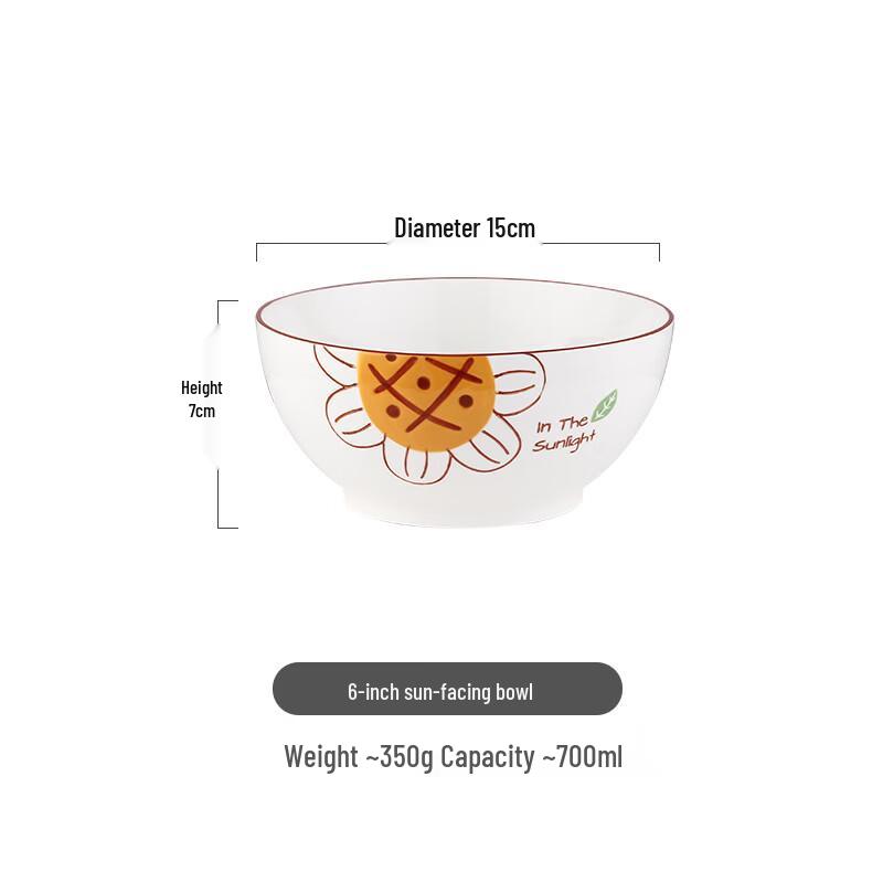 

ZISIZ Lucky Sunflower Kids Tableware
