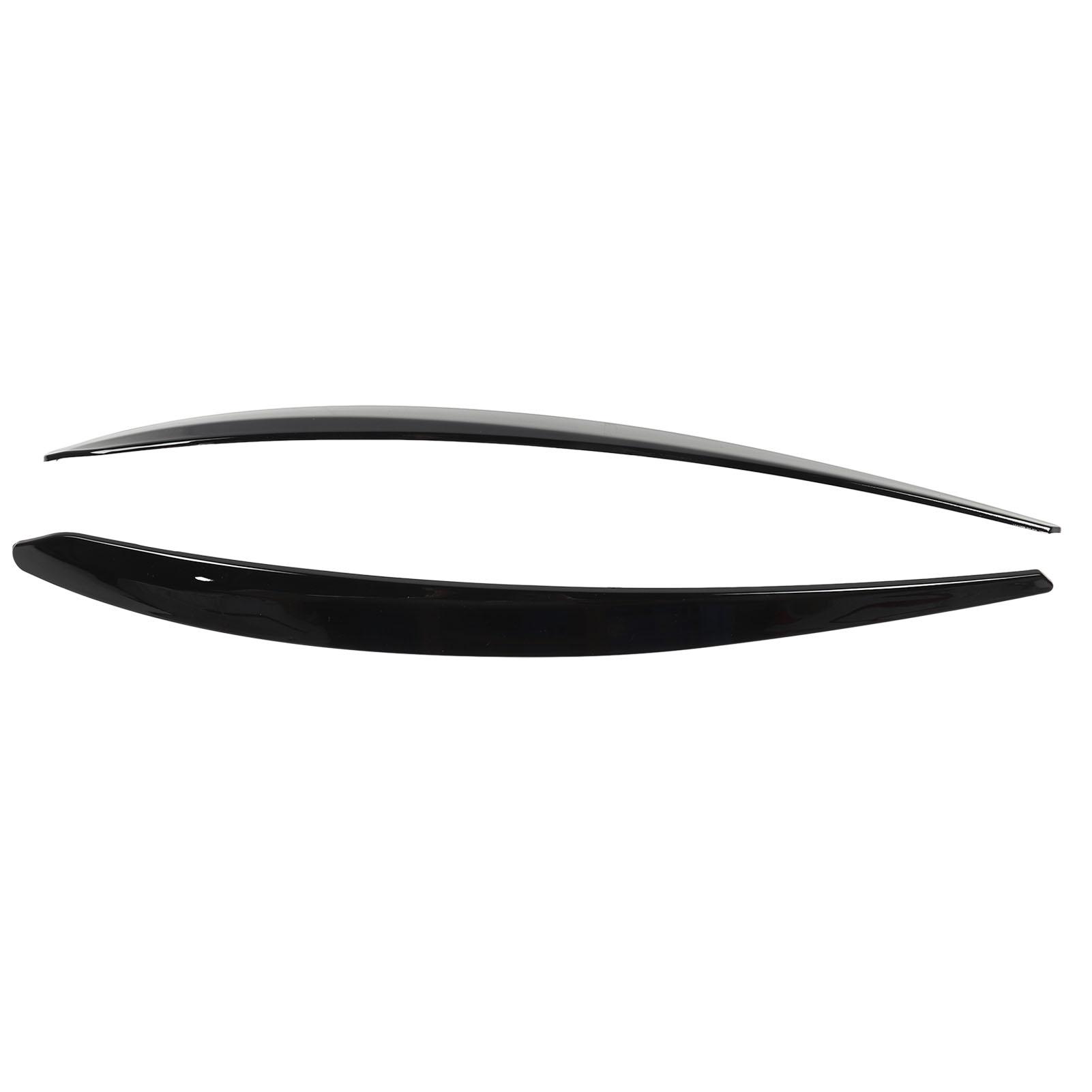 

1 пара накладок на фары левая правая защита от ржавчины наклейки для век автомобиля украшение замена для чёрный