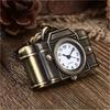 1 classic retro camera backpack keychain pendant watch for male and female students cartoon cute accessories