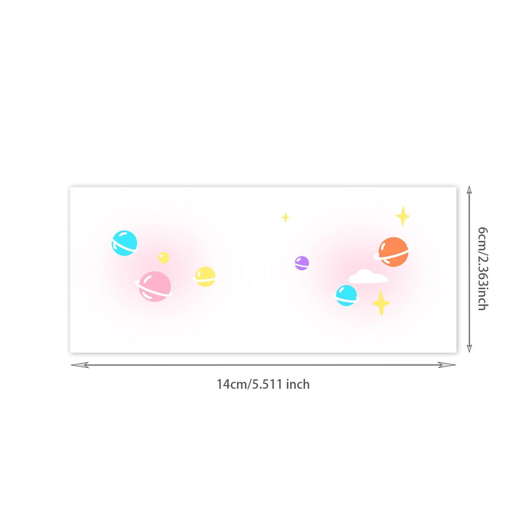 Girls And Children Cute Face Makeup Creative Face Sticker Rich Fireworks Makeup Sticker Tattoo Sticker