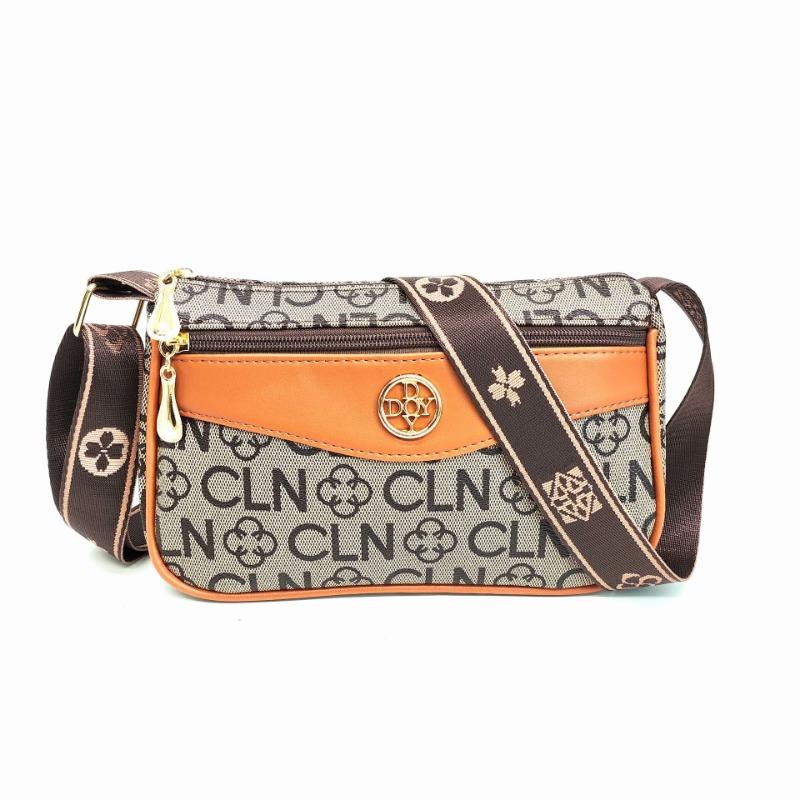 

New fashion trend mother lady shoulder oblique straddle bag soft leather mobile phone change bag woman