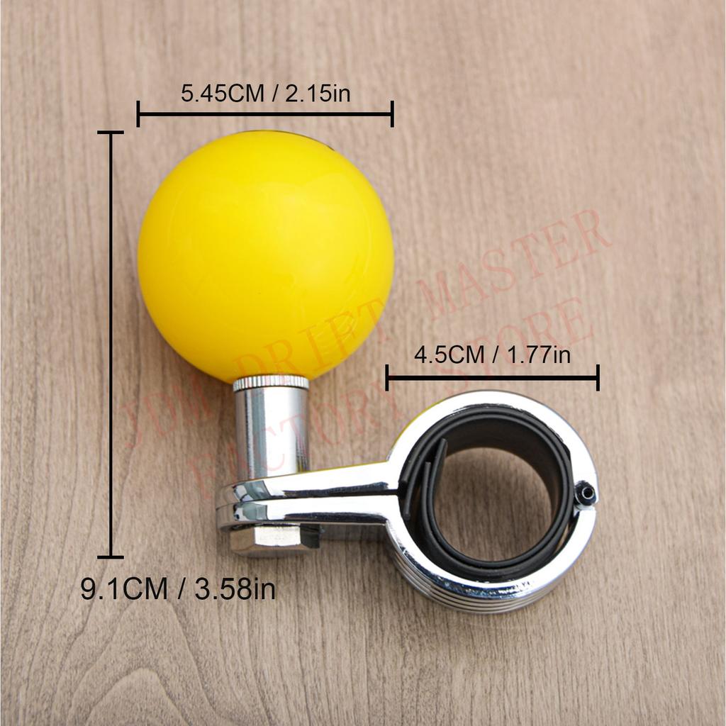 New Ghost Face Universal Car Truck Front Steering Wheel Aid Handle Power Assister Spinner Knob Ball