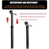Hydraulic Shock-Absorbing Seatpost for Mountain Bikes - Multiple Sizes Available