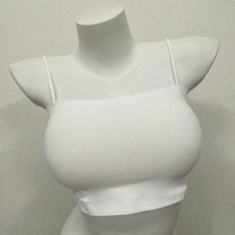 

Большая грудь майка модный жилет для женщин сексуальный летний чистый милый сексуальный облегающий короткий топ топ-труба нижний White All yards