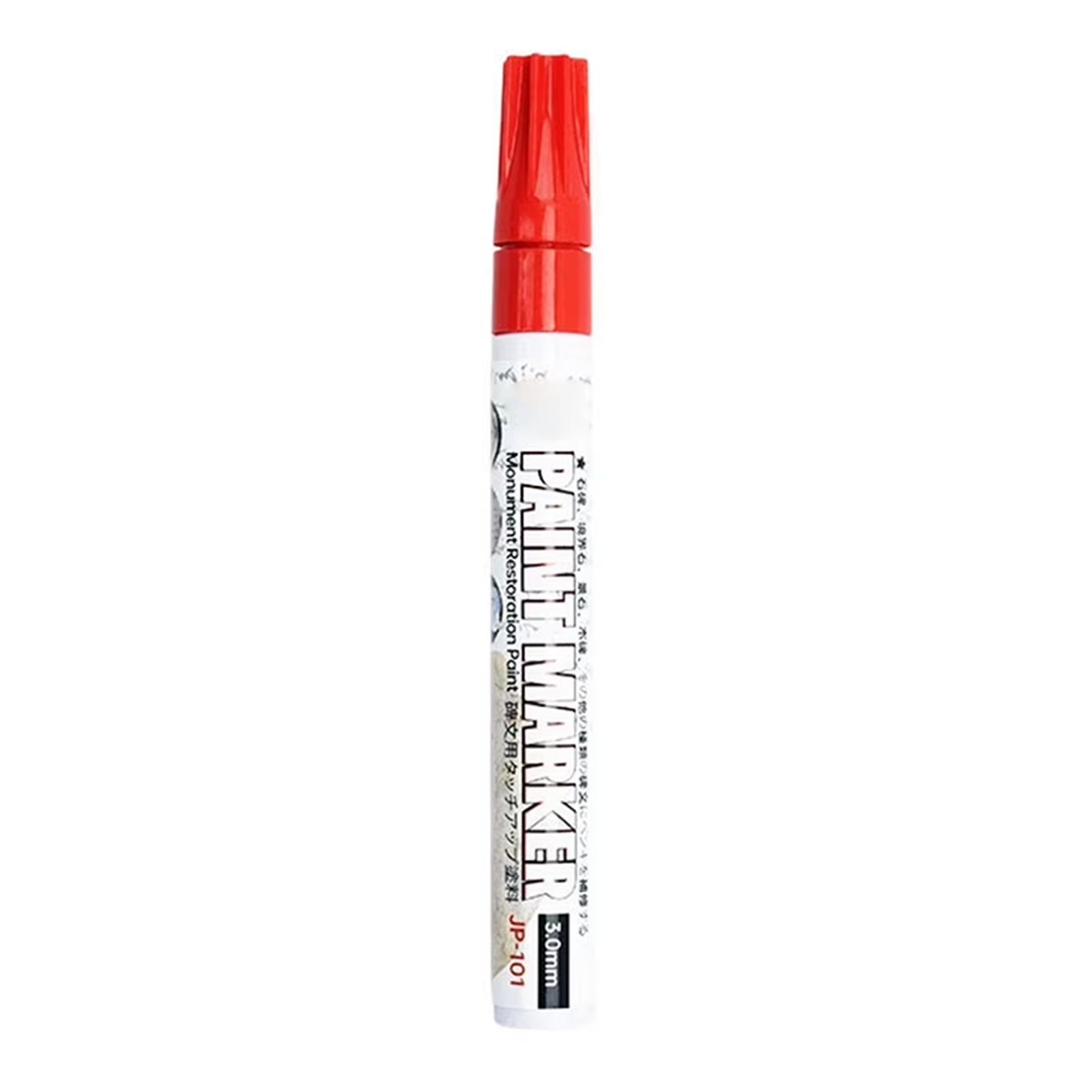 

Permanent Paint Marker Pen Oil-Based Paint Marker Waterproof Quick-Drying Industrial Grade Multi-Surface Paint Marker for Metal Glass Wood Plastic One Size