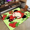 1PC strawberry cartoon Extra Large Non-Slip Floor carpet, Office, family, bedroom, Studio - Large Area Rug Indoor Rugs, Vibrant Colors-A254