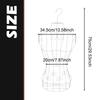 Female Mannequin Upper Mid Torso Hanging Made of Sturdy And Stable Iron for