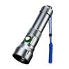 Diving LED Flashlight IPX8 Waterproof High Brightness Rechargeable Long Runtime Far Beam for Outdoor Lighting