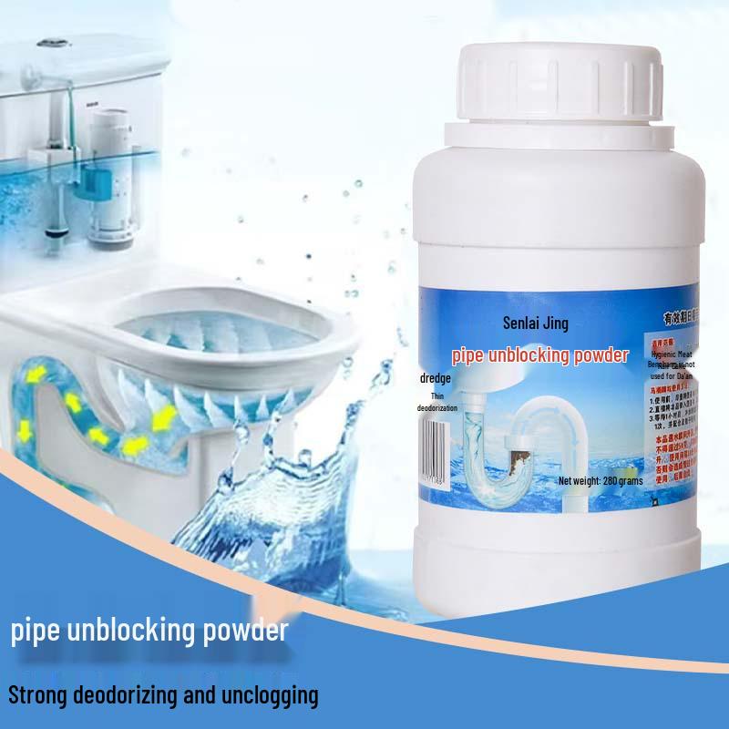 Powerful Pipe Dredging Powder for Kitchen and Bathroom Unclogging