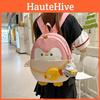 Penguin Cartoon Fun Backpack With Spacious Compartments For Girls Wear Casual