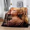 3D Glinda Musical Movie Wicked Cartoon Soft Plush Blanket,Flannel Blanket Throw Blanket for Living Room Bedroom Bed Sofa Cover