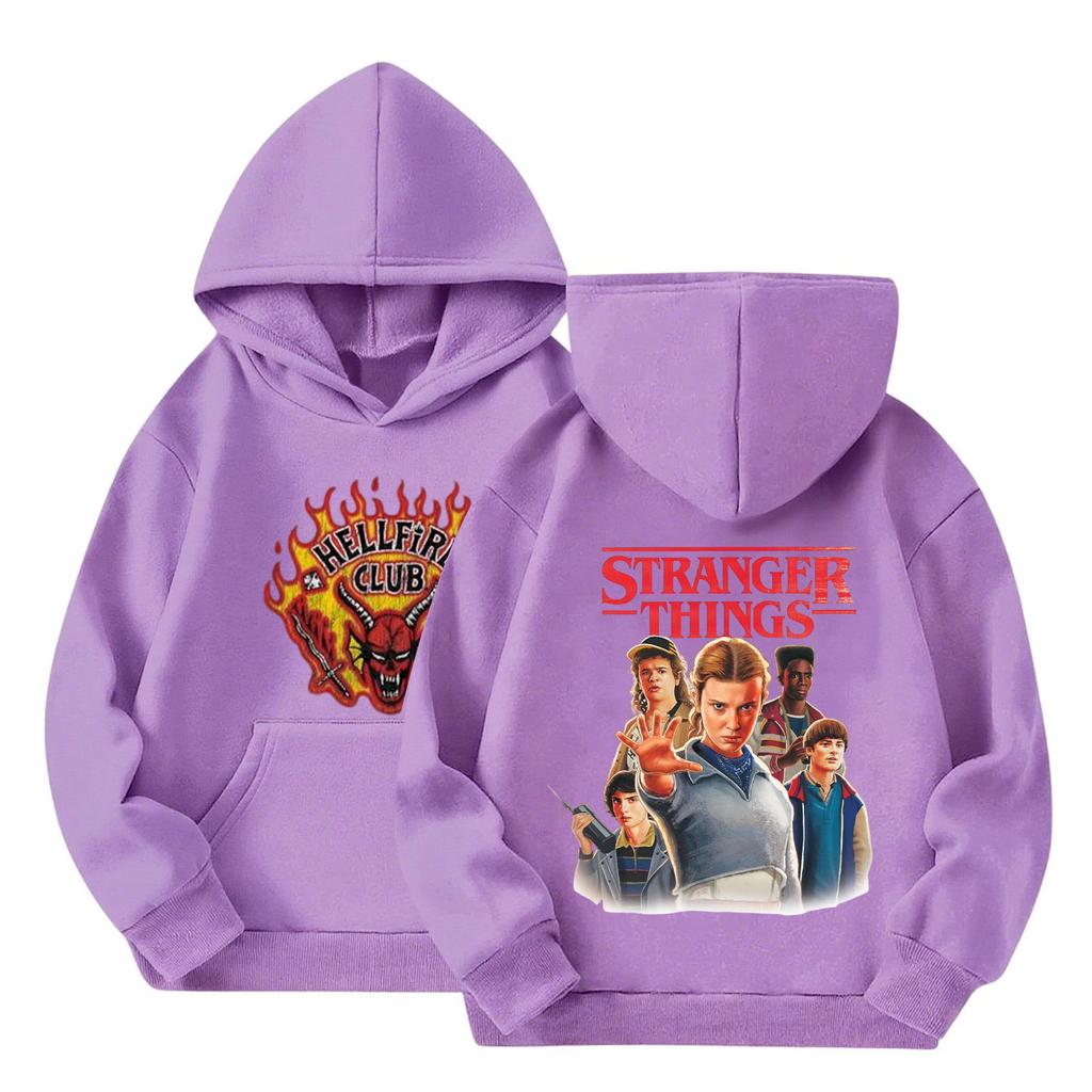 Kinder Kapuzenpullover mit Farbverlaufdruck Langarm Lockeres Sweatshirt Sweatshirt